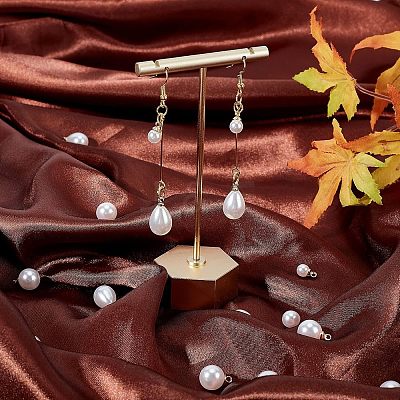 40Pcs 2 Style ABS Plastic Imitation Pearl Pendants KY-CA0001-20-1