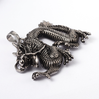 316 Surgical Stainless Steel Big Pendants STAS-L184-134-1