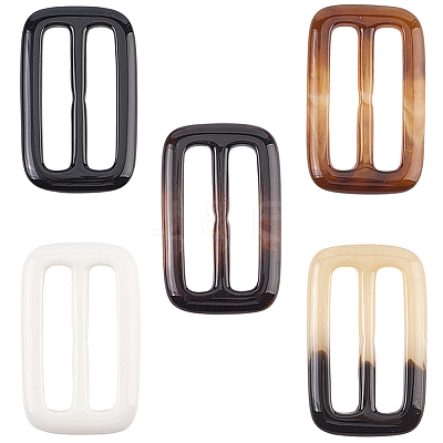 20Pcs Resin Tri-Glide Adjuster Buckles FIND-GF0008-12A-1