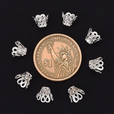 Multi-Petal Filigree Iron Bead Caps E114-S-1