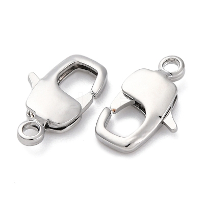 Brass Lobster Claw Clasps KK-H513-01A-P-1
