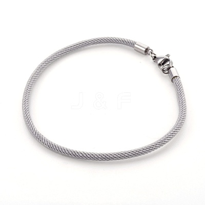 Braided Cotton Cord Bracelet Making MAK-L018-03A-07-P-1