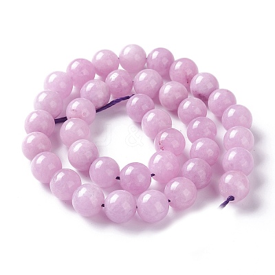Natural White Jade Imitation Kunzite Beads Strands X-G-I299-F03-10mm-1