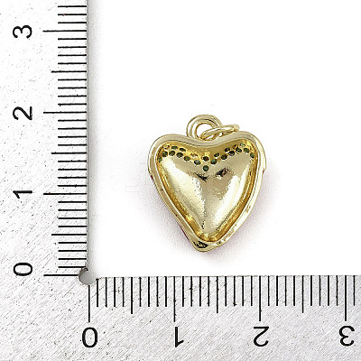 Brass Micro Pave Cubic Zirconia Pendants KK-D409-48G-04-1