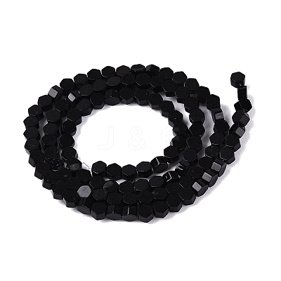 Natural Obsidian Beads Strands GG-N002-02A-01-1
