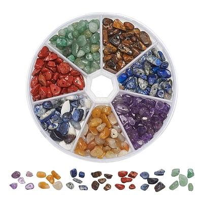 101.5G 7 Colors Natural Mixed Gemstone Beads G-YW0001-12-1