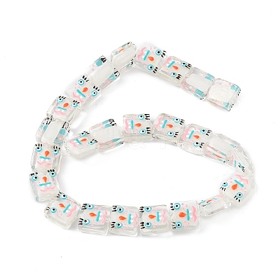 Handmade Lampwork Beads Strands LAMP-F029-02C-1