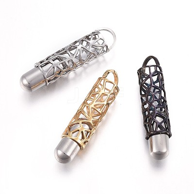 304 Stainless Steel Pendants STAS-O124-40M-1