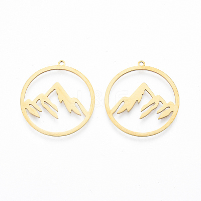 Ion Plating(IP) 304 Stainless Steel Pendants A-STAS-N090-LA911-2-1