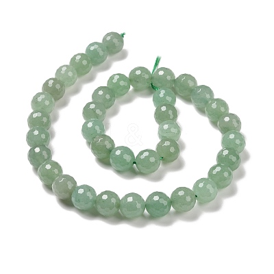 Natural Green Aventurine Beads Strands G-E571-08B-1