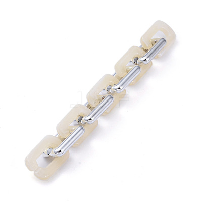 Handmade Acrylic Cable Chains AJEW-JB00674-10-1