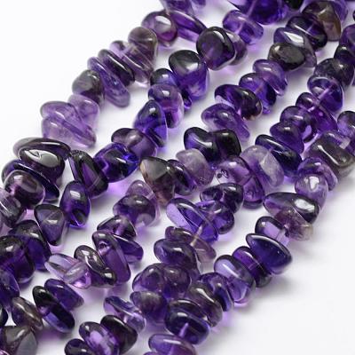 Natural Amethyst Beads Strands G-F521-19-1