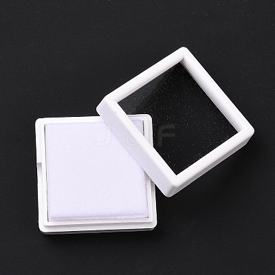 Square Plastic Diamond Presentation Boxes LS-OBOX-G017-01B-1