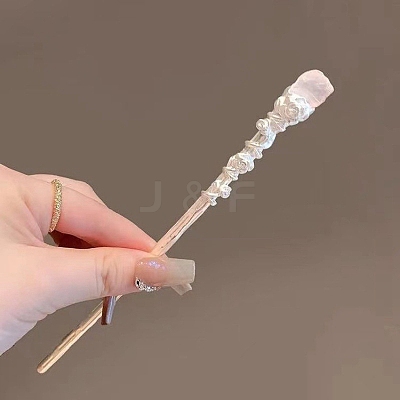Alloy Rose Hair Sticks for Women Girl PW-WG3B8D3-01-1