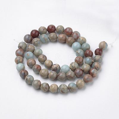 Natural Aqua Terra Jasper Strands X-G-S150-50-4mm-1