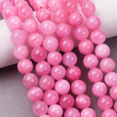 Natural Mashan Jade Beads Strands DJAD-8D-30-1