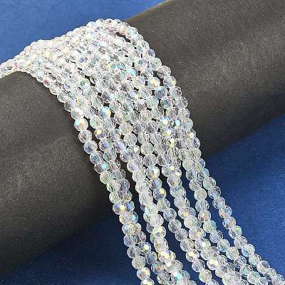 Glass Beads Strands LS-GF4mmC28-AB-1