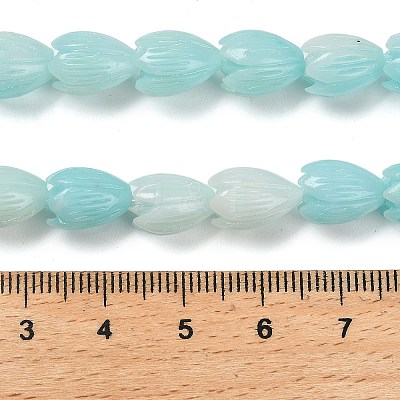 Synthetic Shell Dyed Carved Beads Strands SHEL-K007-08B-02-1