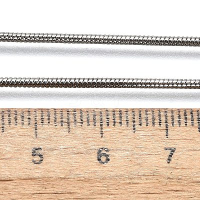 Non-Tarnish Adjustable 304 Stainless Steel Slider Necklaces NJEW-L156-004P-1