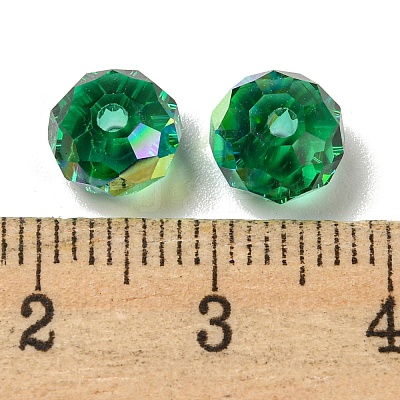 Electroplate Glass Beads EGLA-Z004-01B-08-1