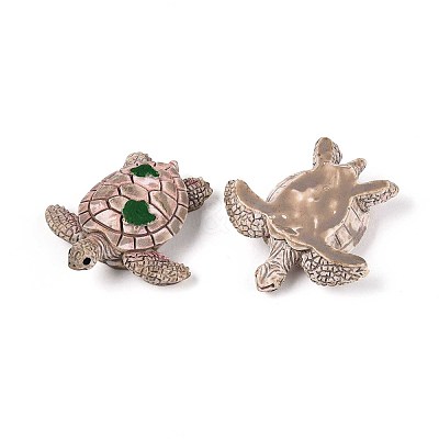 Turtle Opaque Resin Cabochons CRES-T025-35-1