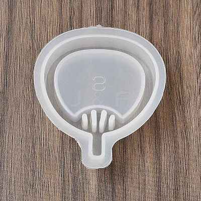 Fan Pendant DIY Silhouette Silicone Molds DIY-Z040-01B-1