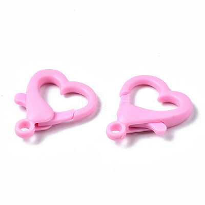 Opaque Acrylic Lobster Claw Clasps SACR-T358-02-1