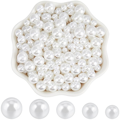 Imitation Pearl Acrylic Beads OACR-SC0001-61B-1
