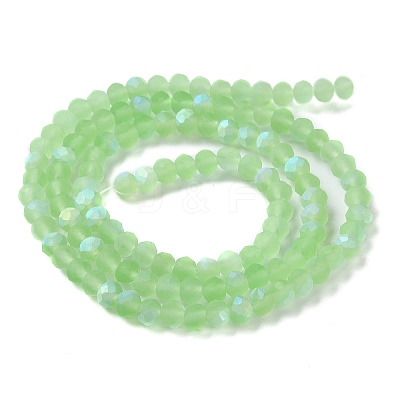 Transparent Glass Beads Strands EGLA-A034-T4mm-MB09-1
