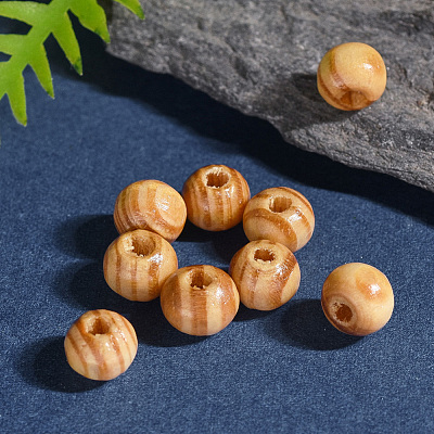 Original Color Natural Wood Beads TB611Y-6mm-LF-1