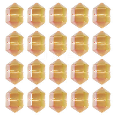 30Pcs Transparent Handmade Lampwork Beads LAMP-TADJ0001-12H-1