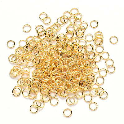 Brass Open Jump Rings LS-X-KK-S358-001G-1
