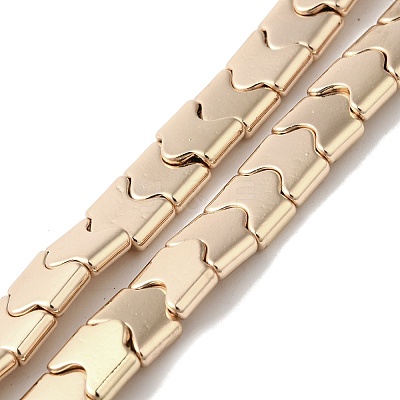 Electroplated Synthetic Non-magnetic Hematite Beads Strands G-I364-E01-1