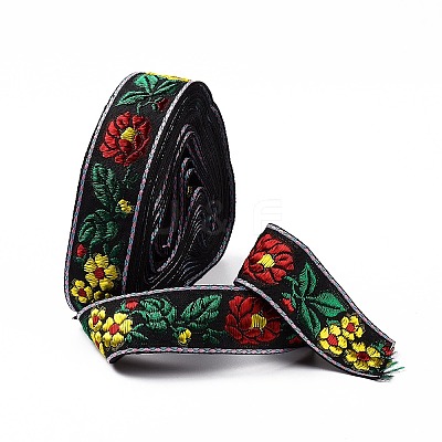 Ethnic Style Embroidery Cotton Ribbon OCOR-XCP0001-74-1