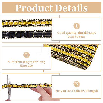 Polyester Ribbons SRIB-WH0011-140-1
