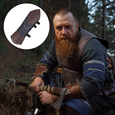 Imitation Leather Arm Guard AJEW-WH0542-64-1