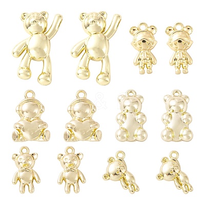 36Pcs 6 Style Alloy Pendants FIND-LS0001-72-1