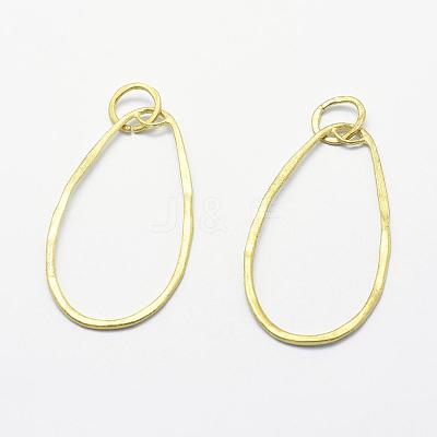 Brass Pendants KK-E716-051C-RS-1