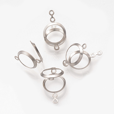 Tarnish Resistant 304 Stainless Steel Open Back Bezel X-STAS-Q223-12A-1