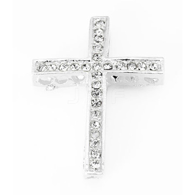 Alloy Rhinestone Beads X-RB-H106-SS-1