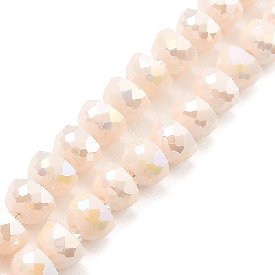 AB Color Plate Glass Beads Strands EGLA-P051-02A-B-1