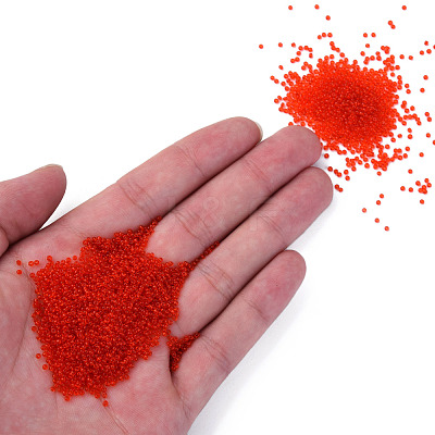 15/0 Transparent Czech Glass Seed Beads SEED-N004-004-29-1