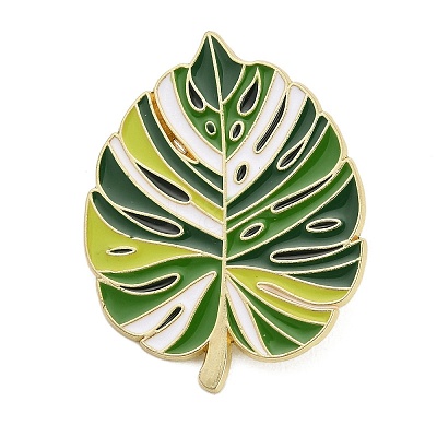 Monstera Deliciosa Enamel Pins JEWB-I060-01G-02-1