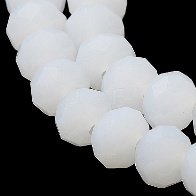 Imitation Jade Solid Color Glass Beads Strands X-EGLA-A034-J4mm-MD05-1