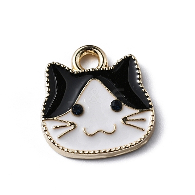 Alloy Enamel Pendants ENAM-WH0065-27KCG-03-1