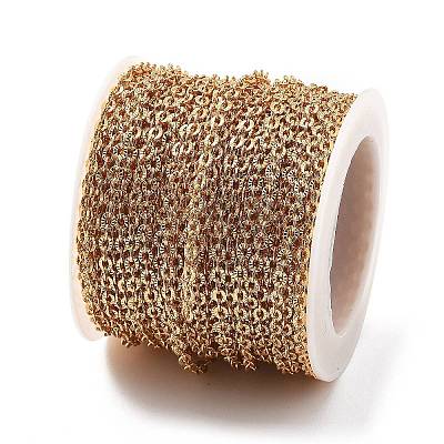 10M Brass Cable Chains CHC-L052-02B-G-1