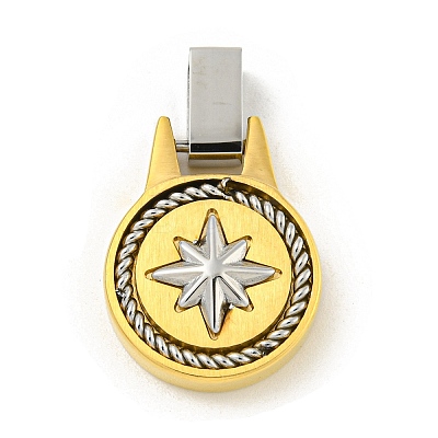 Ion Plating(IP) 304 Stainless Steel Pendants STAS-F307-10G-1
