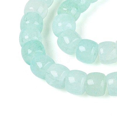 Baking Paint Crackle Glass Beads Strands DGLA-N019-02A-06-1