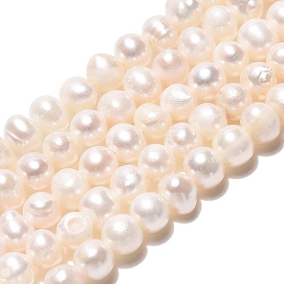 Natural Cultured Freshwater Pearl Beads Strands PEAR-N013-03E-01-1