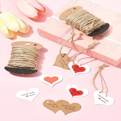 96Pcs 4 Styles Paper Gift Tags CDIS-FS0001-27-1